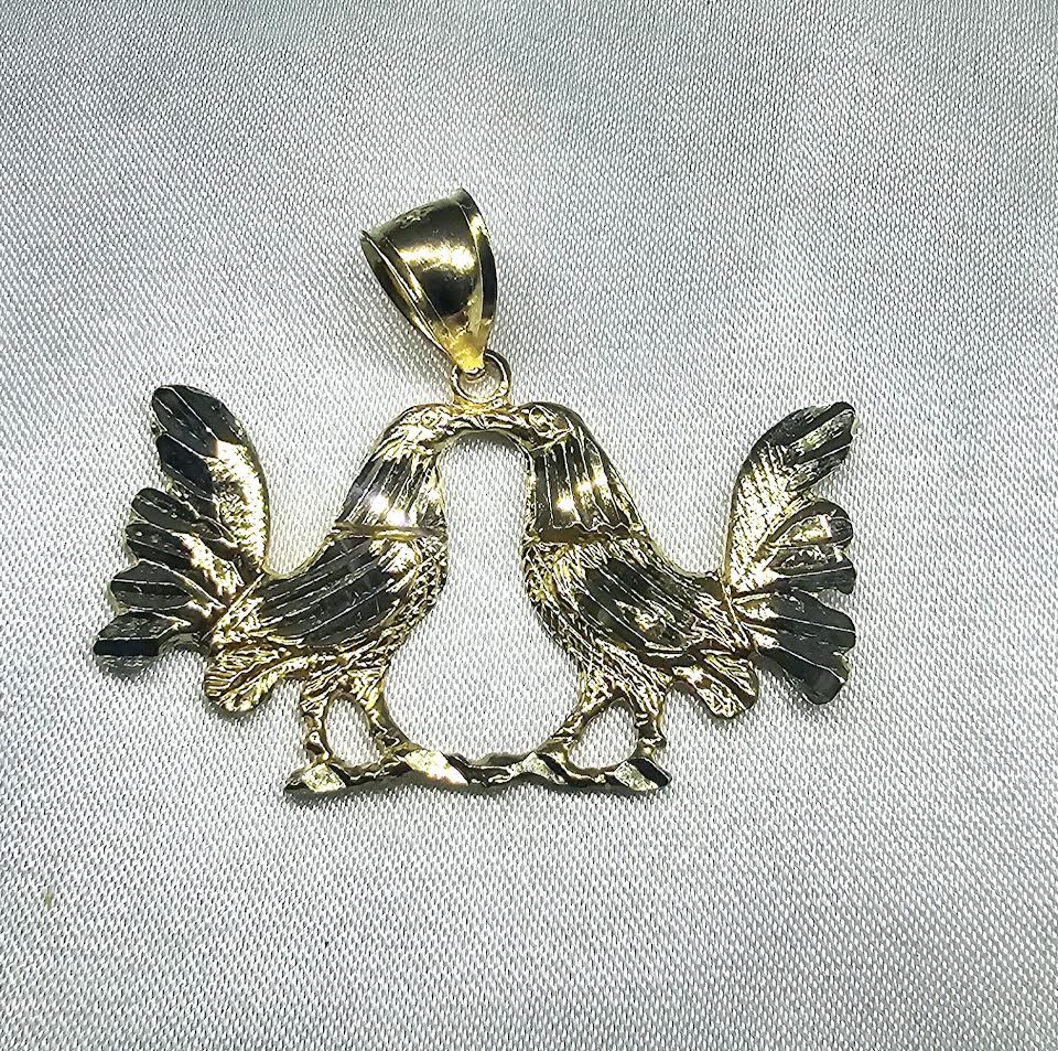Charm de 2 Gallos 10k