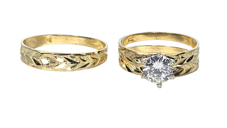 Trio de Matrimonio 10K,Cz