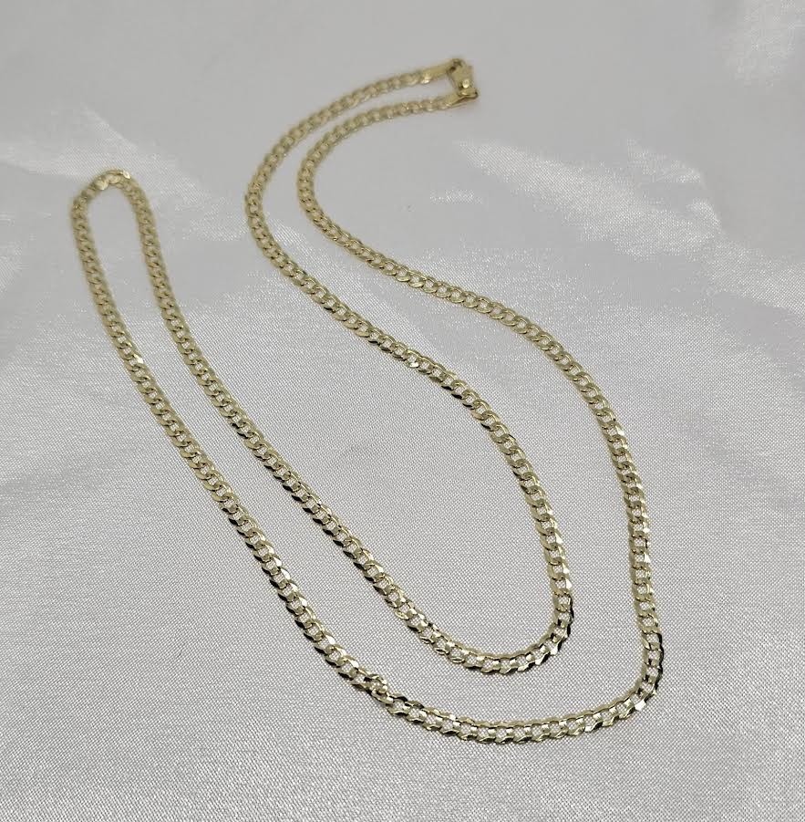 Cadena Cubana 14k