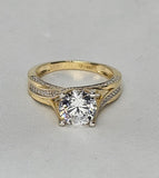 Sortija de Compromiso 14k CZ