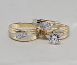 Trio de Matrimonio 14k