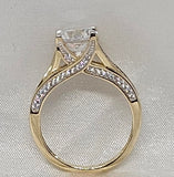 Sortija de Compromiso 14k CZ