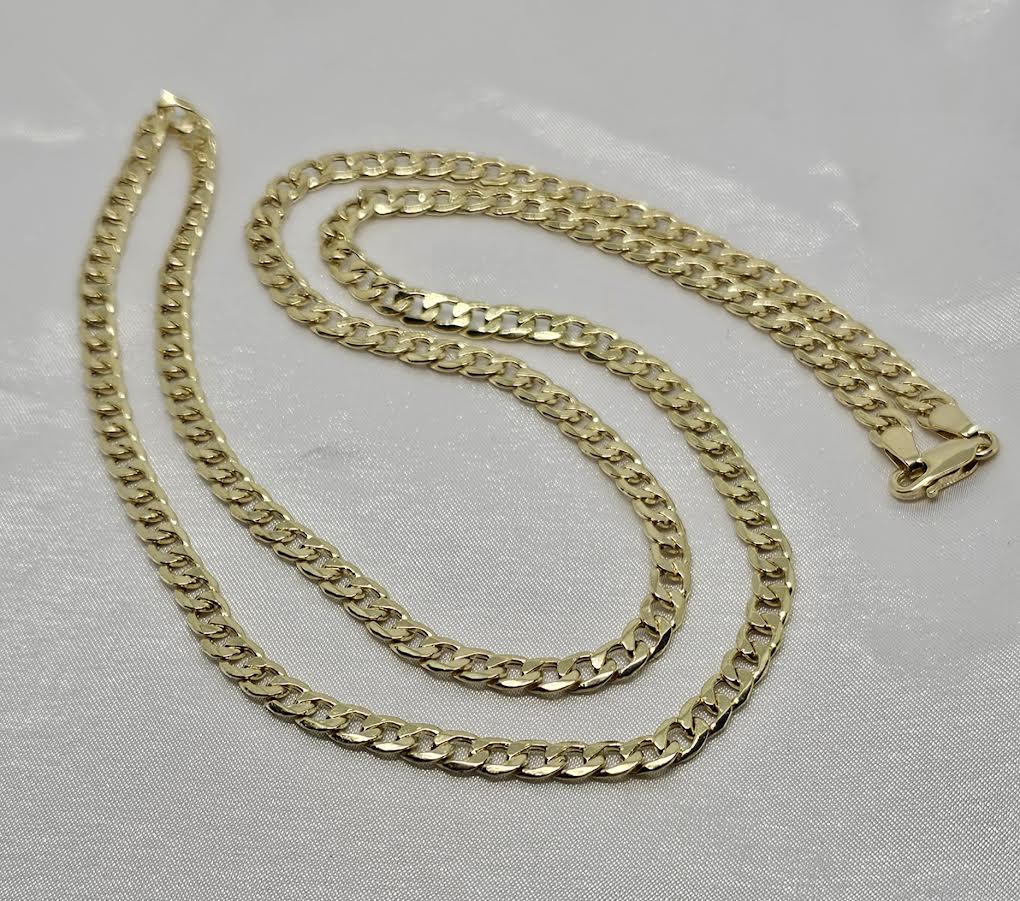 Cadena Cubana 14k