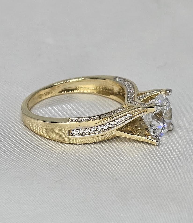 Sortija de Compromiso 14k CZ