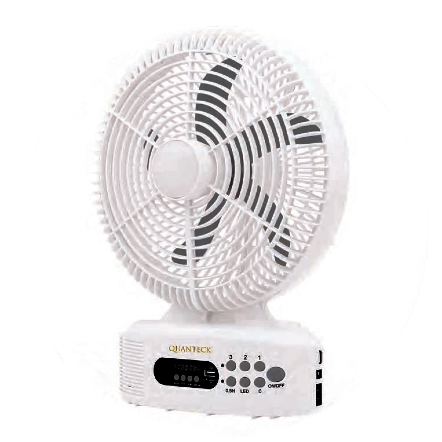 Abanico solar 12” quanteck