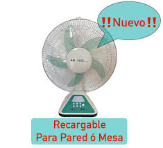 Abanico Solar de Mesa Am-316S