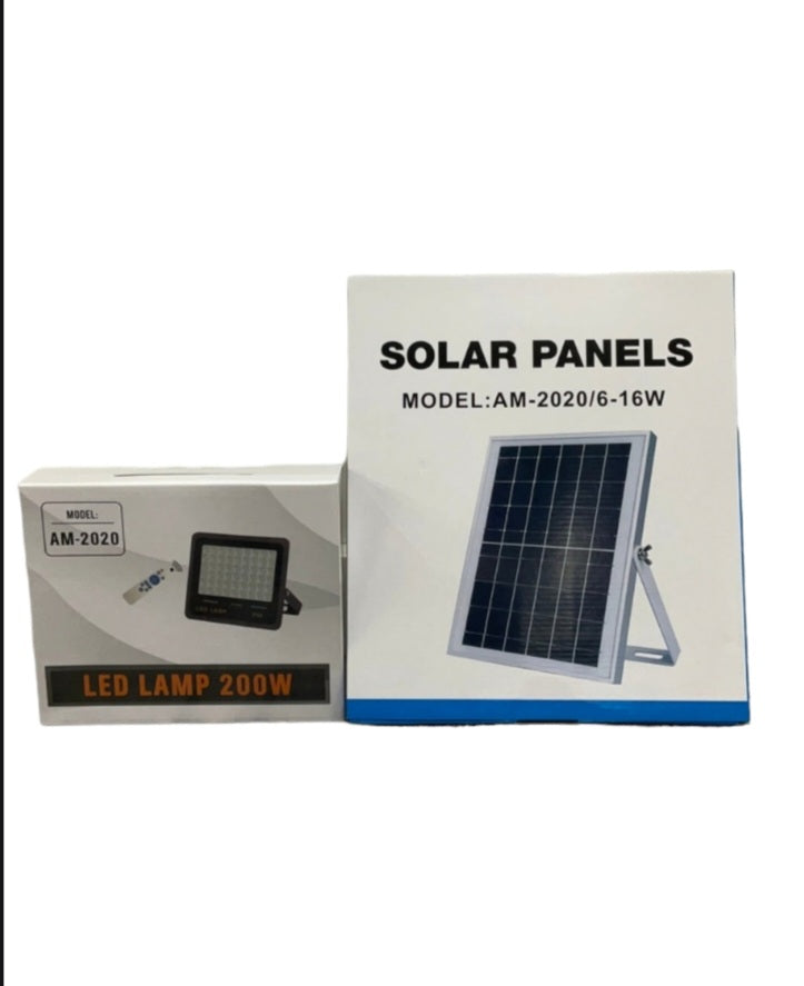 Foco Solar Para exterior AM-2020/6-16W