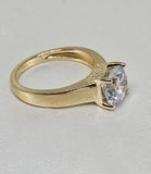 Sortija de Compromiso 14k CZ