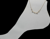 Tobillera Fancy CZ 14k