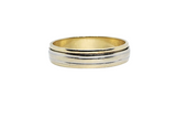 Aro Caballero 2 tonos 14k