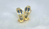 Pantallas Oro 14k Zafiros