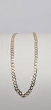 Tobillera Cubana 2tonos 14k