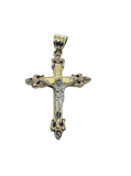 Crucifijo Tricolor 14k
