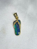 Charm Chancla Esmaltada 14k