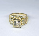 Sortija de Matrimonio 14K CZ