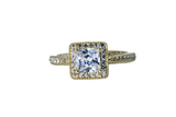 Sortija de compromiso 14k CZ