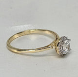 Sortija de Compromiso 14k CZ