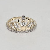 Sortija de Corona 14k CZ