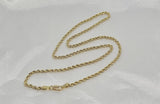 Cadena Eslabón Soga 14k