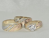 Trio de Matrimonio 14k