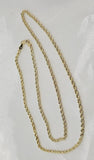 Cadena Eslabón Soga 14k