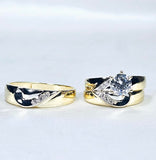 Trio Matrimonio 2 tonos 14k