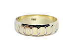 Aro De Caballero 2 tonos 14k