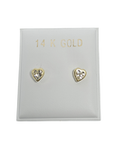 Pantalla Oro de Corazon CZ