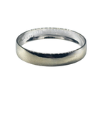 Aro de Caballero Oro Blanco 10k