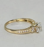 Sortija de Compromiso 14k CZ