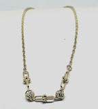 Tobillera Fancy CZ 14k
