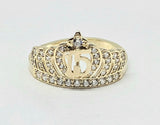 Sortija de Quinceañera Corona 14k CZ