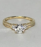 Sortija de Compromiso 14k CZ
