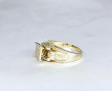 Sortija de Matrimonio Fancy 14k