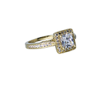 Sortija de compromiso 14k CZ