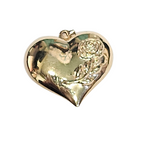 Charm Corazon Puff 14k