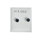 Pantalla Dormilona Oro 14k piedra negra