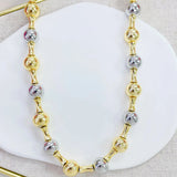 Collar de Bolas 2tonos S/Steel