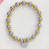 Pulsera 2tonos elastica S/Steel