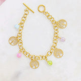 Pulsera arbol de la vida Piedras S/Steel