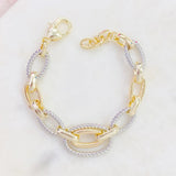 Pulsera en Stainless Steel Dos Tonos