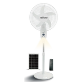 abanico solar 18" recargable airbro