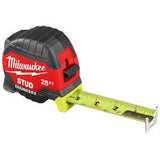 Cinta métrica para montantes Gen II de 25 pies con escala de ingeniero milwaukee 48-22-1425e