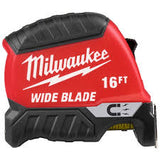 Cinta métrica de hoja ancha de 16 pies milwaukee 48-22-1216m