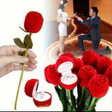 Estuche Flor para anillo (Rosa)